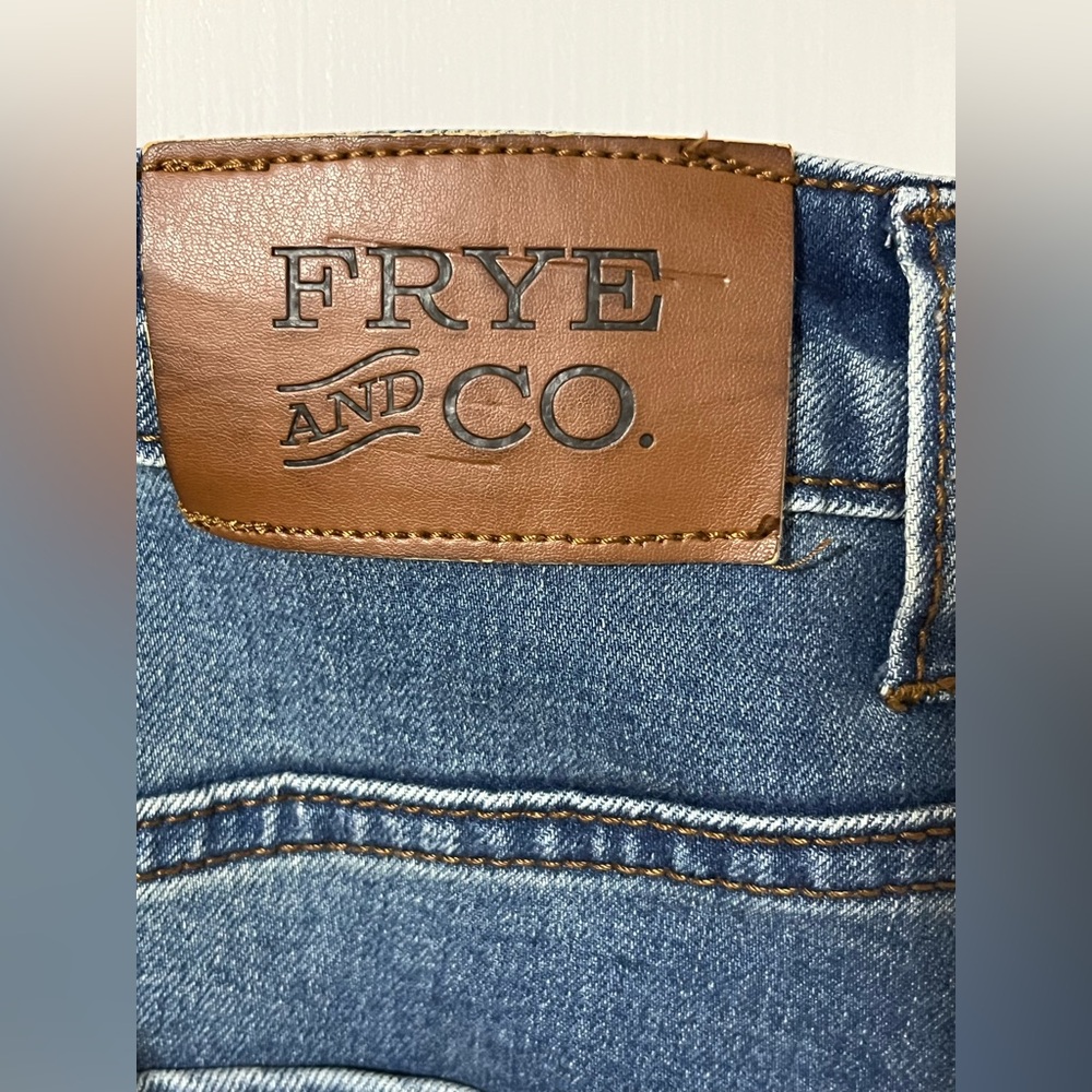 Frye Blue Denim Maxi Skirt - Picture 3 of 5